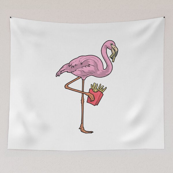 Item preview, Flamingo French fries designed and sold by Snabdesign84.
