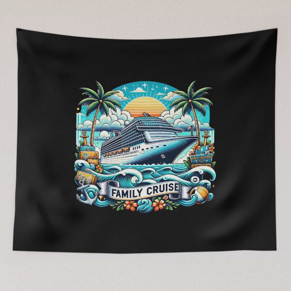 Item preview, Family Vacation Cruise 2026 – Ocean Travel Graphic for Apparel designed and sold by artedigital99.