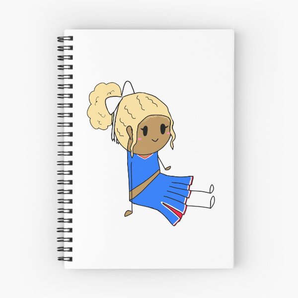 Item preview, Curly blonde with edges cheerleader designed and sold by PomegranateHeart.