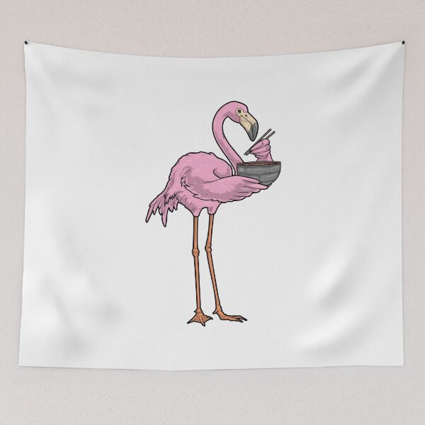 Item preview, Flamingo Cook Ramen Cooking designed and sold by Snabdesign84.