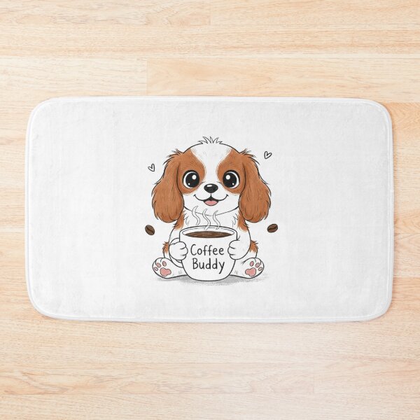 Item preview, Coffee Buddy Cavalier King Charles Spaniel Doodle designed and sold by NatureUnleashed.