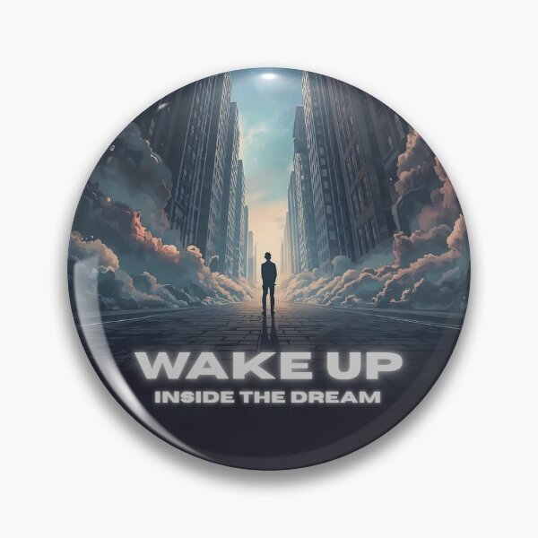 Item preview, Wake Up Inside The Dream Reality Bending City Lucid Dream Surreal Design designed and sold by PXEpic.