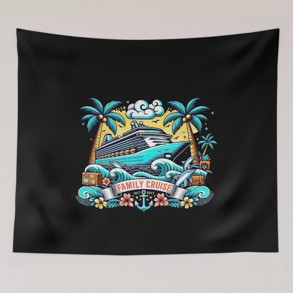Item preview, Family Vacation Cruise 2026 – Ocean Travel Graphic for Apparel designed and sold by artedigital99.