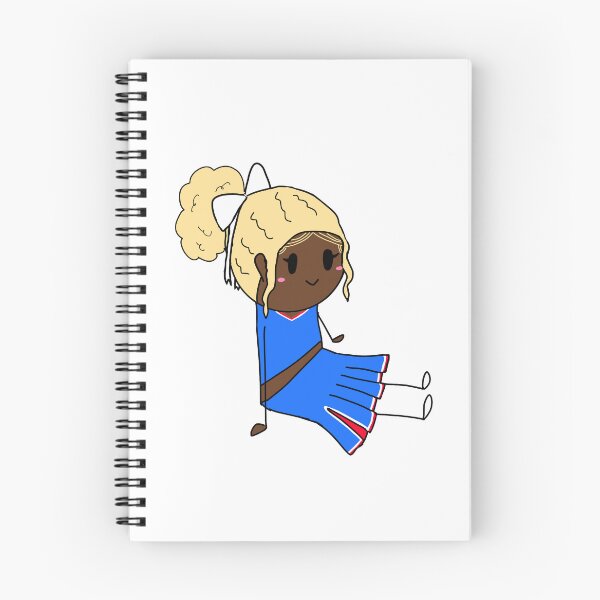 Item preview, Curly blonde with edges cheerleader designed and sold by PomegranateHeart.