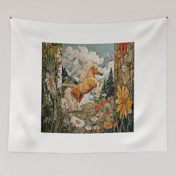 Item preview, Golden Strength: The Haflinger Horse in Line and Light #8 designed and sold by Helios Be. Lavsh.