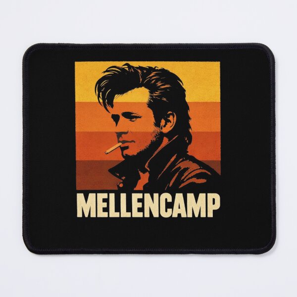 Item preview, John Mellencamp Retro Americana Rock Tribute Design designed and sold by TheArtOfCar.
