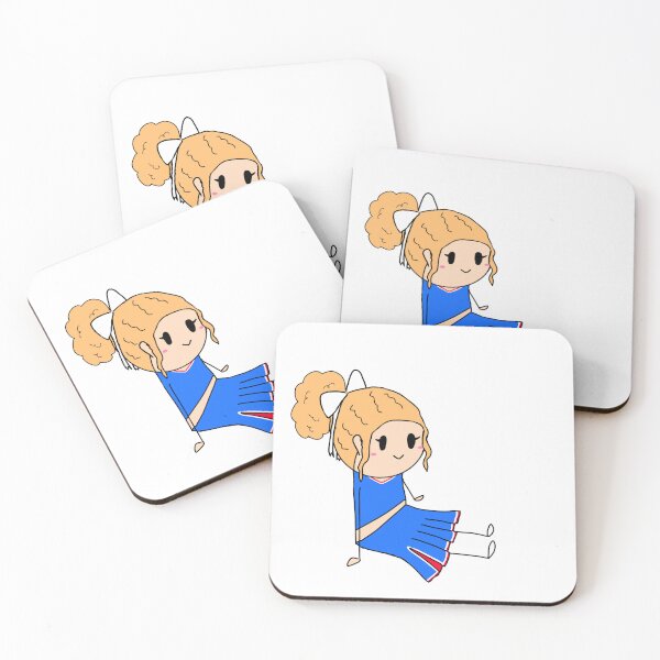 Item preview, Curly Ginger haired cheerleader designed and sold by PomegranateHeart.