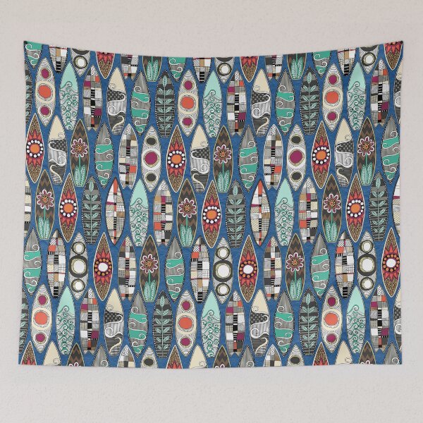 Item preview, surfboards blue designed and sold by scrummy.