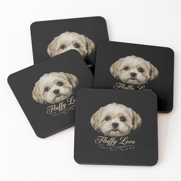 Item preview, Fluffy Love Vintage Shih Tzu Portrait Dog Lover designed and sold by NatureUnleashed.