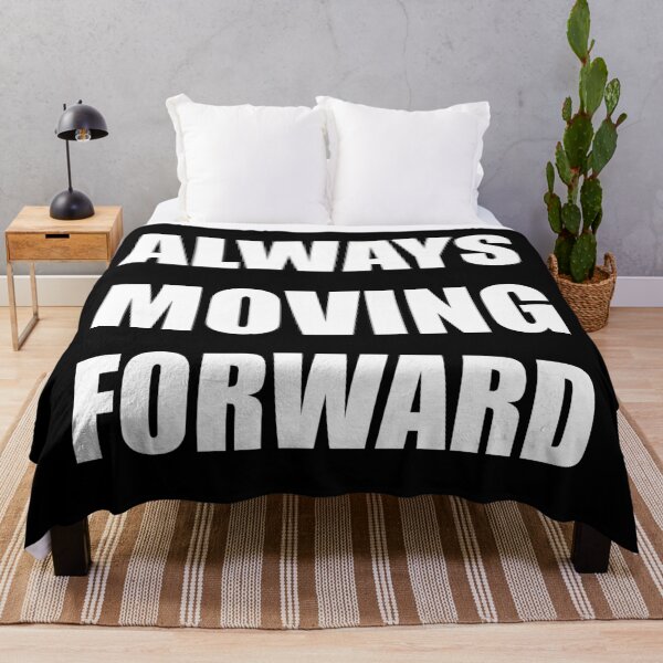 Item preview, Always Moving Forward - Bold Inspirational Quote designed and sold by Vision Crafted.