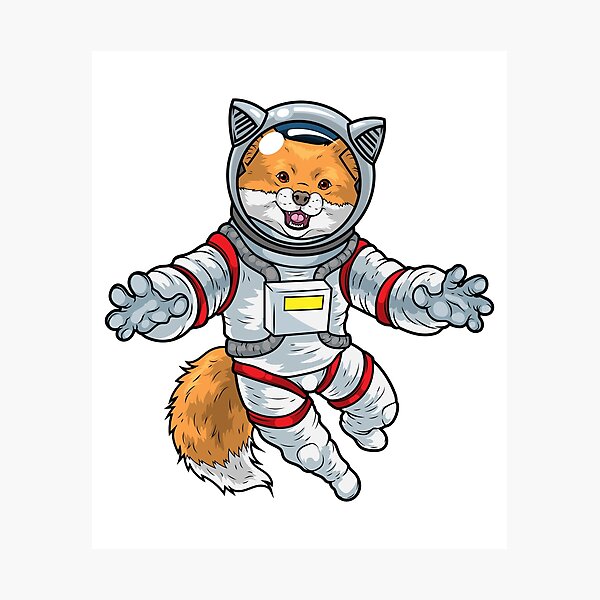 Item preview, Fox Astronaut Space designed and sold by Snabdesign84.