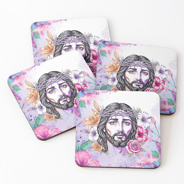 Item preview, "Light in Sacrifice: The Sacred Face of Jesus in Garden of Hope" designed and sold by keythxctrs.