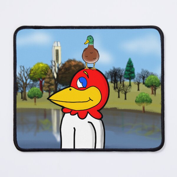 Item preview, Kansas with a duck at potter’s lake designed and sold by PomegranateHeart.