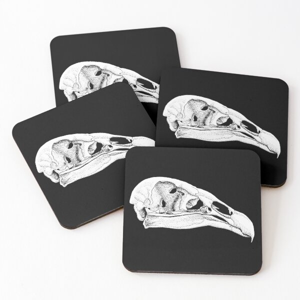 Item preview, Turkey Vulture Skull (dark background) designed and sold by Drawinism.