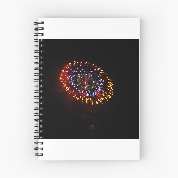 Item preview, Colorful Fireworks Burst Over Dark Night Sky During Festive Holiday Celebration And Firework Display designed and sold by Nmallia.