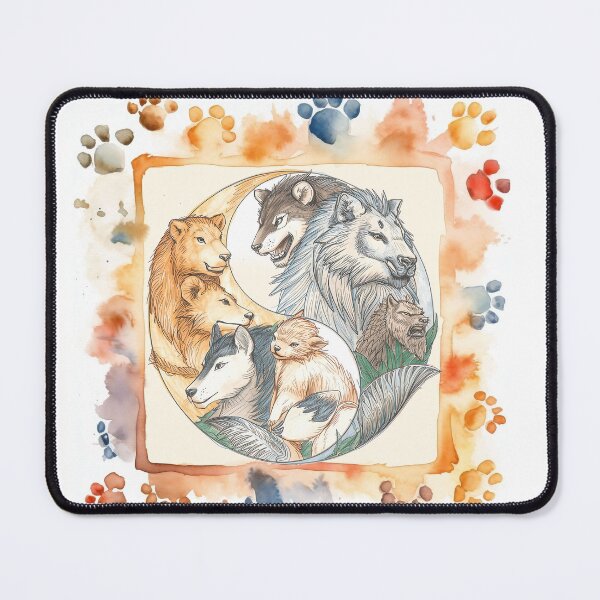 Item preview, Animals enclosed in Yan Yang, Paw prints designed and sold by FireOrchid.