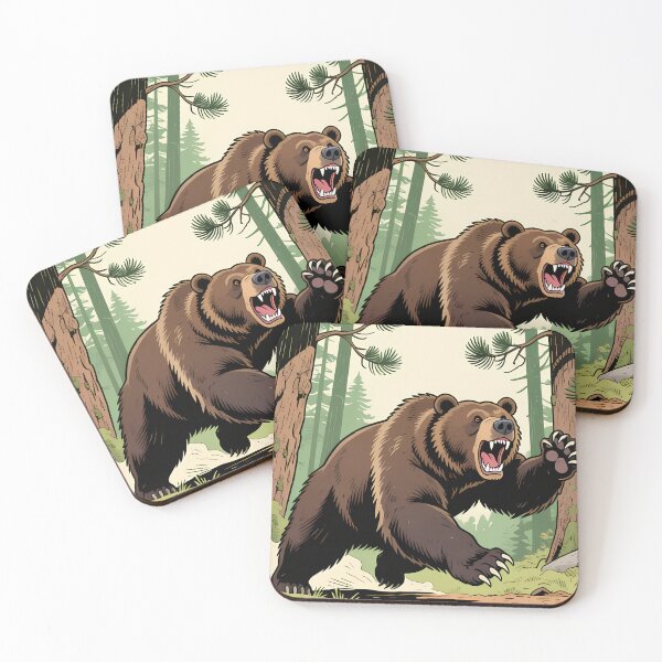 Item preview, Grizzly Bear Vintage Wildlife designed and sold by David c.p JACQUEMET.
