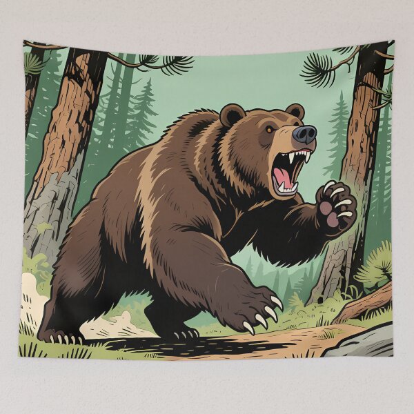 Item preview, Grizzly Bear Vintage Wildlife designed and sold by David c.p JACQUEMET.