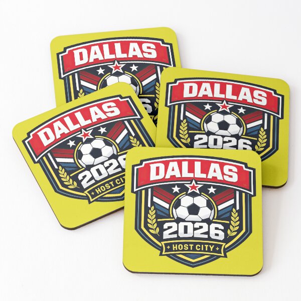 Item preview, Dallas 2026 Host City Emblem with Laurel designed and sold by BrickByDream.