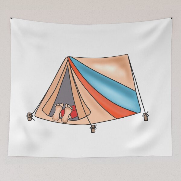 Item preview, Funny Camping Life Tent designed and sold by Sartoris Art.