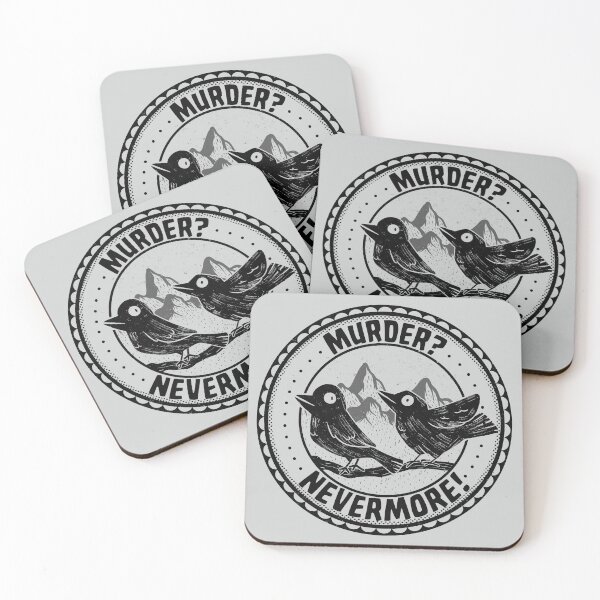 Item preview, Murder, Nevermore! Crows by Tobe Fonseca designed and sold by Tobe Fonseca®.