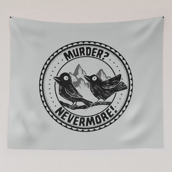 Item preview, Murder, Nevermore! Crows by Tobe Fonseca designed and sold by Tobe Fonseca®.