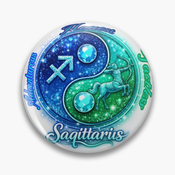 Item preview, Sagittarius Zodiac starsign inside  a yin-yang designed and sold by FireOrchid.