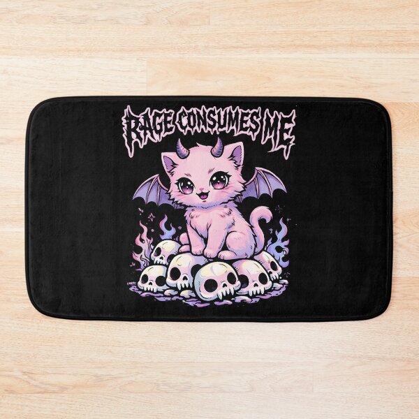 Item preview, Rage Consumes Me Demon Cat designed and sold by LunaMagicStudio.
