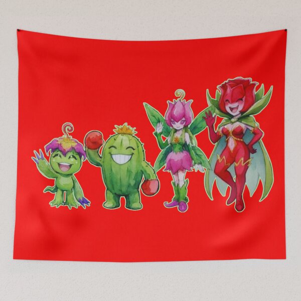 Item preview, Nature Fairy Blossom Evolution - Magical Flower Warrior Art designed and sold by ChaosModeArt.
