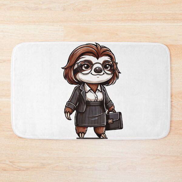 Item preview, Funny Business Sloth – Elegant Businesswoman Sloth Gift Design designed and sold by CyfroweMysli.