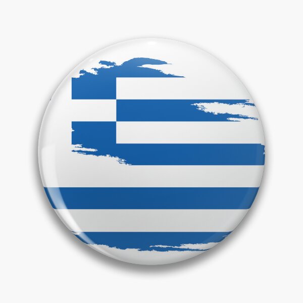 Item preview, Greece Flag Brush Stroke Grunge Paint Design designed and sold by athanasioungr.