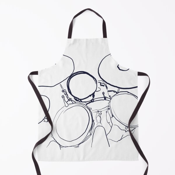 Item preview, Minimalist drum sketch #2 designed and sold by adoratioacademy.