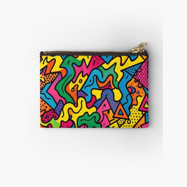 Item preview, Colorful Retro Memphis Geometric Pattern designed and sold by laterkatergator.