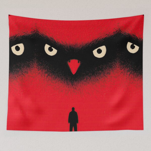 Item preview, Giant Glowing Eyes Staring at Silhouette designed and sold by Piotrek0001.