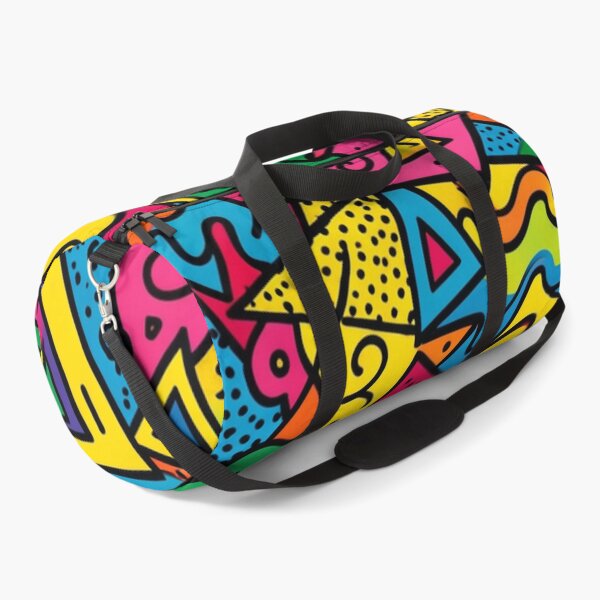 Item preview, Colorful Retro Memphis Geometric Pattern designed and sold by laterkatergator.