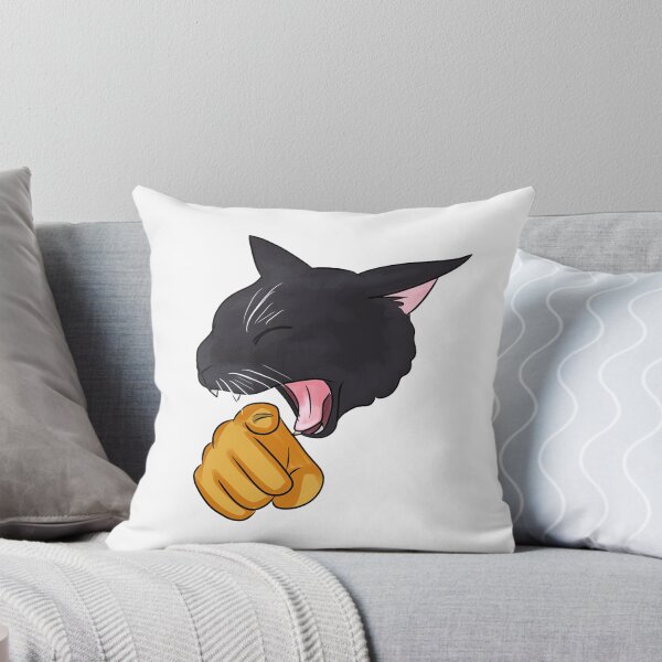 Item preview, Black cat laughing designed and sold by natkale.
