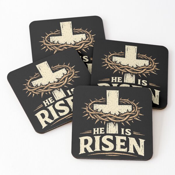Item preview, He Is Risen Christian Easter Cross – Resurrection Sunday Faith Design designed and sold by MixedVibes Co..