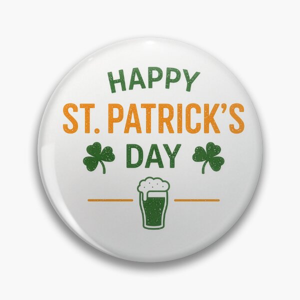 Item preview, Minimalist Happy St Patrick's Day Shamrock Design designed and sold by Kate1art.