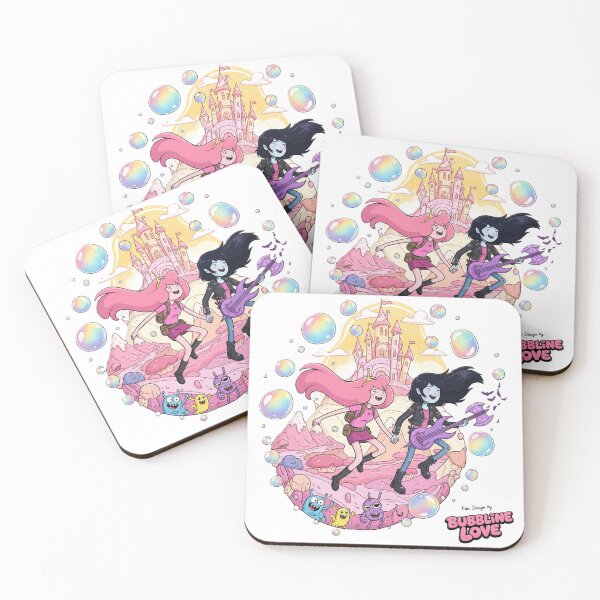 Item preview, Bubbline Love Art  Bubblegum & Marceline Inspired  Adventure Cartoon Fan Design designed and sold by Ditstyle.