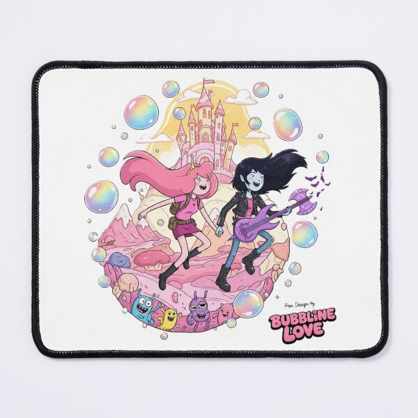 Item preview, Bubbline Love Art  Bubblegum & Marceline Inspired  Adventure Cartoon Fan Design designed and sold by Ditstyle.