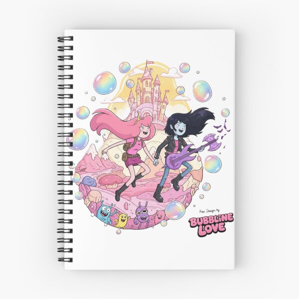 Item preview, Bubbline Love Art  Bubblegum & Marceline Inspired  Adventure Cartoon Fan Design designed and sold by Ditstyle.