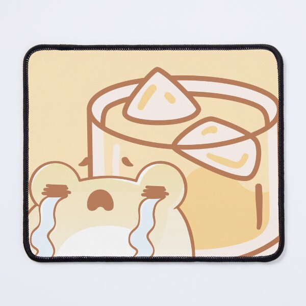 Item preview, Crying Kawaii Frog and Iced Drink designed and sold by Kanniax.