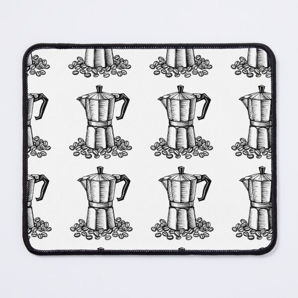 Item preview, Vintage Moka Pot Coffee Art - Espresso Maker Illustration designed and sold by VerticalGrams.