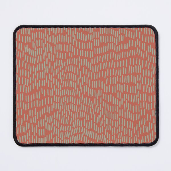 Item preview, Abstract Blue Orange Vertical Drawn Lines Pattern designed and sold by kristinsosadesign.