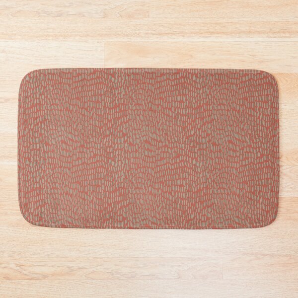 Item preview, Abstract Blue Orange Vertical Drawn Lines Pattern designed and sold by kristinsosadesign.