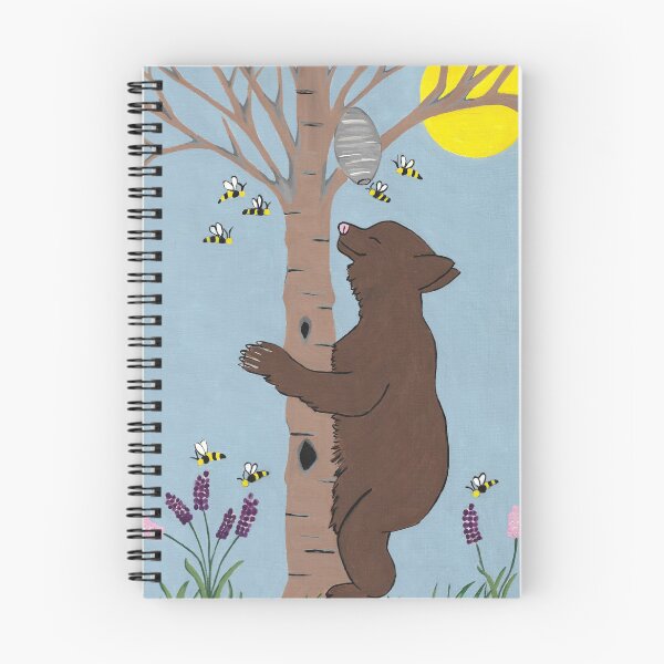 Item preview, Cute Brown Bear And The Bees designed and sold by Sartoris Art.