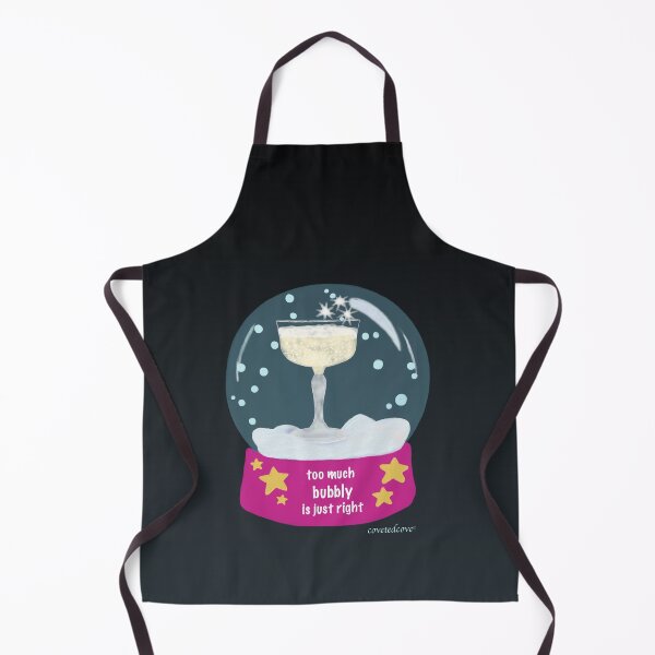 Item preview, Snow Globe Glass of Bubbles Snow Globe Wishes designed and sold by CovetedCove.