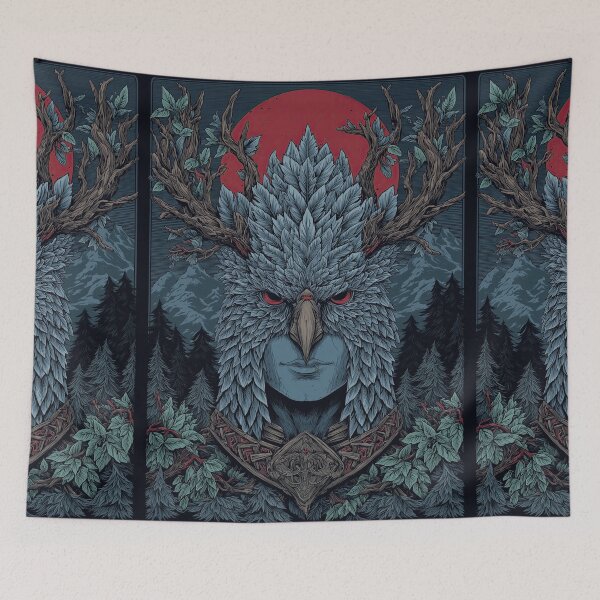 Item preview, Mythical Horned Creature Portrait Painting designed and sold by Piotrek0001.