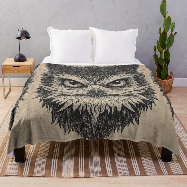 Item preview, Intricate Line Art Vintage Owl Portrait designed and sold by Piotrek0001.