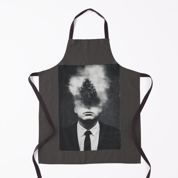 Item preview, Black and White Man with Cloud for Head designed and sold by Piotrek0001.
